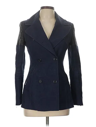 Pre-owned Karen Millen Blazer Jacket In Blue