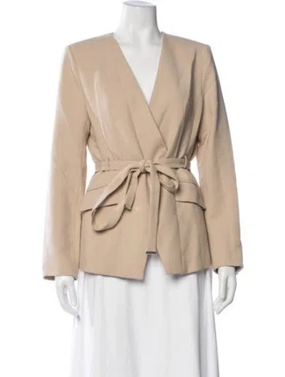 Pre-owned Karen Millen Blazer In Neutrals