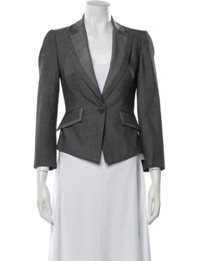 Pre-owned Karen Millen Blazer W/ Tags In Grey