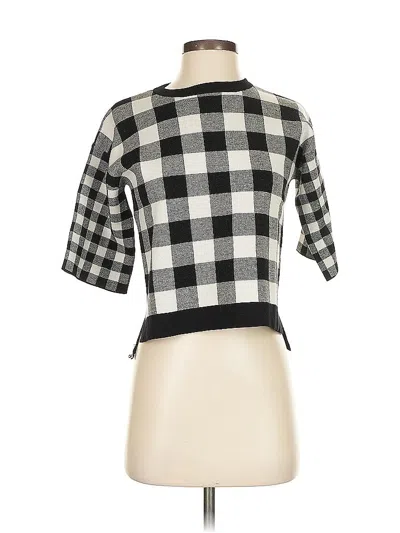 Pre-owned Karen Millen Cardigan Sweater In Black