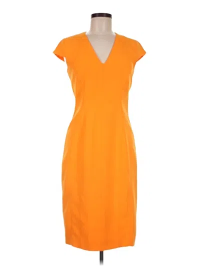 Pre-owned Karen Millen Casual Dress In Orange