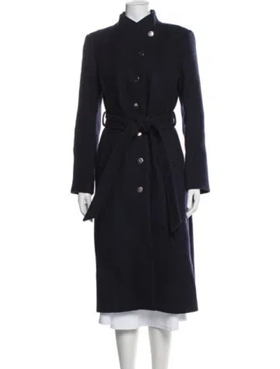Pre-owned Karen Millen Coat In Blue