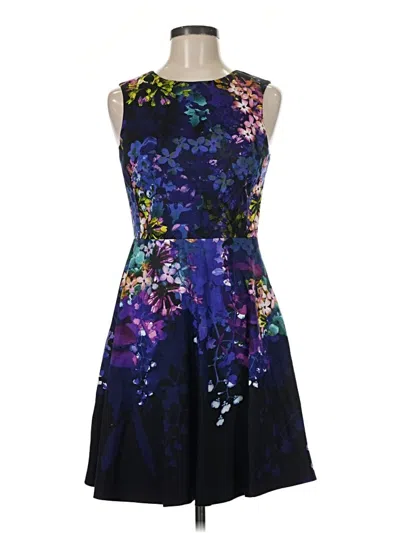 Pre-owned Karen Millen Cocktail Dress In Blue