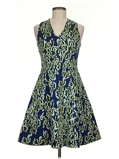 Pre-owned Karen Millen Cocktail Dress In Blue