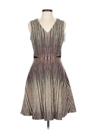 Pre-owned Karen Millen Cocktail Dress In Brown