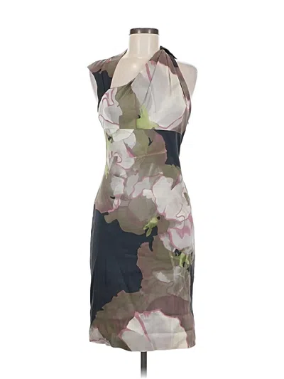 Pre-owned Karen Millen Cocktail Dress In Gray