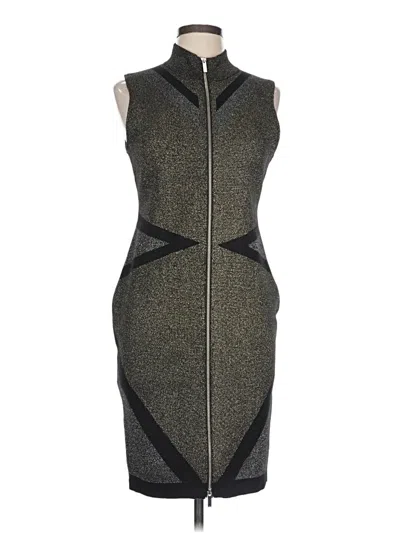 Pre-owned Karen Millen Cocktail Dress In Gray
