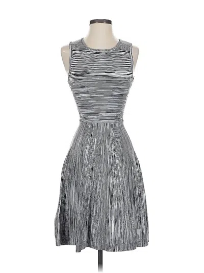 Pre-owned Karen Millen Cocktail Dress In Gray