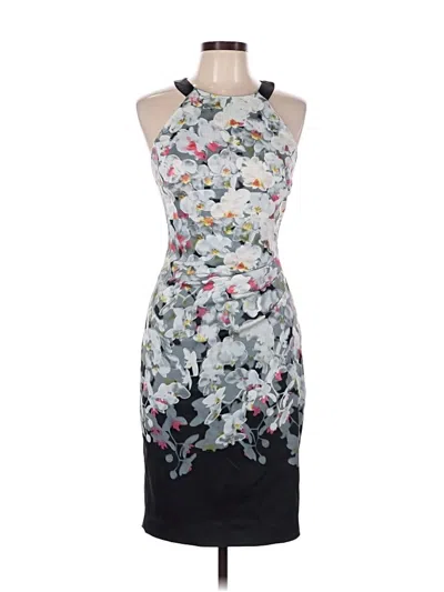 Pre-owned Karen Millen Cocktail Dress In Gray