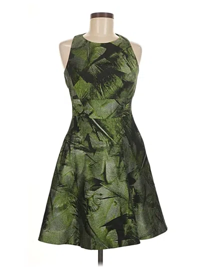 Pre-owned Karen Millen Cocktail Dress In Green
