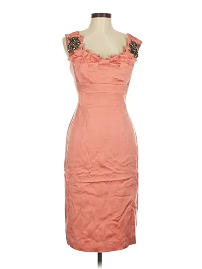 Pre-owned Karen Millen Cocktail Dress In Orange