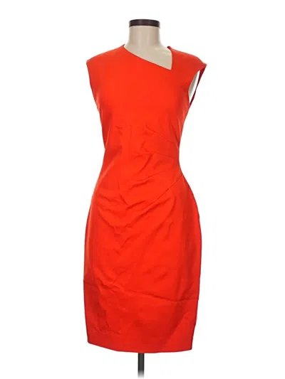 Pre-owned Karen Millen Cocktail Dress In Orange