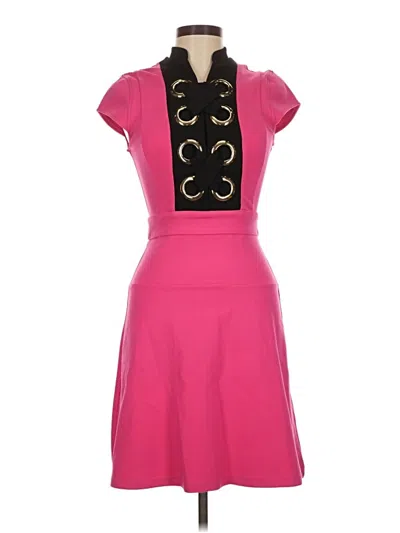 Pre-owned Karen Millen Cocktail Dress In Pink