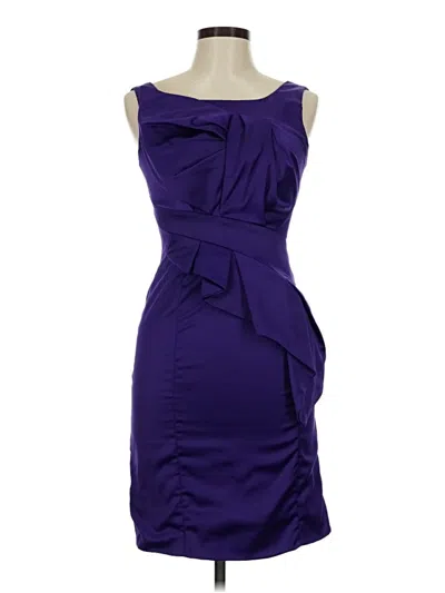 Pre-owned Karen Millen Cocktail Dress In Purple