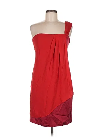 Pre-owned Karen Millen Cocktail Dress In Red
