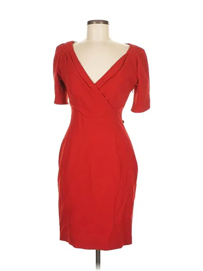 Pre-owned Karen Millen Cocktail Dress In Red