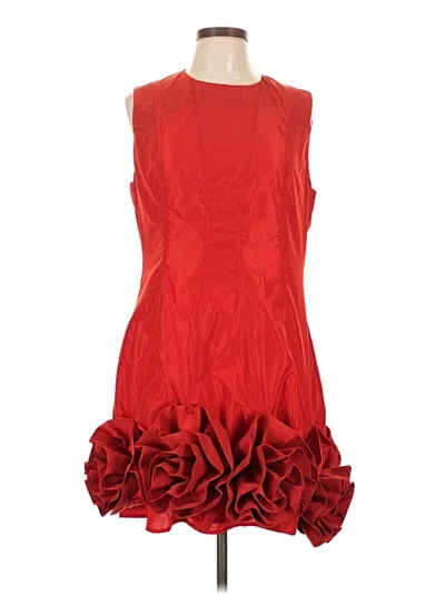 Pre-owned Karen Millen Cocktail Dress In Red