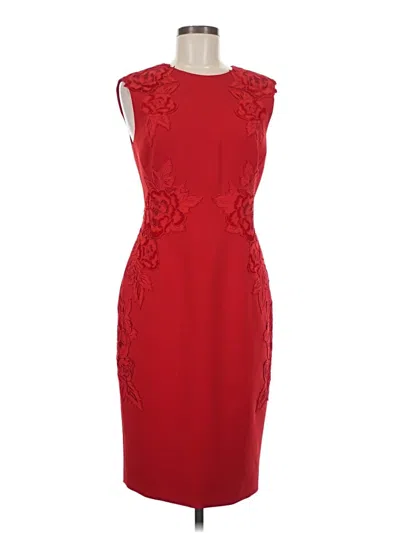 Pre-owned Karen Millen Cocktail Dress In Red