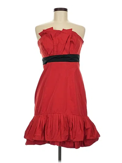 Pre-owned Karen Millen Cocktail Dress In Red