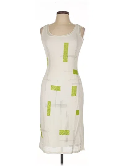 Pre-owned Karen Millen Cocktail Dress In White
