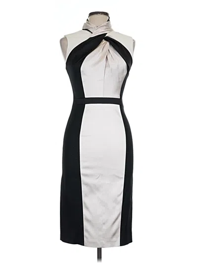 Pre-owned Karen Millen Cocktail Dress In White