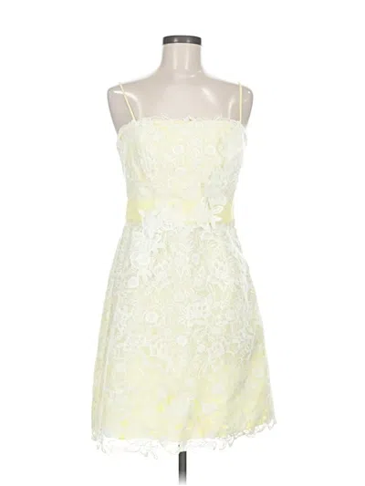 Pre-owned Karen Millen Cocktail Dress In Yellow