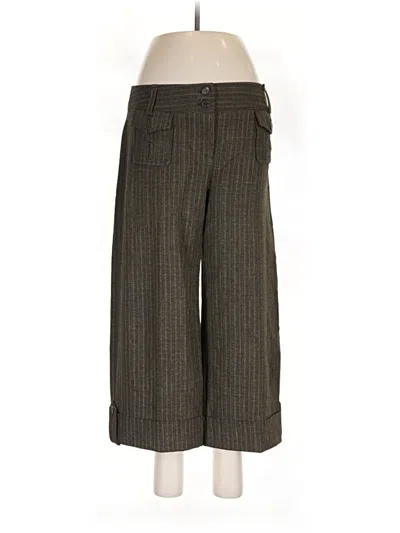 Pre-owned Karen Millen Dress Pants In Brown