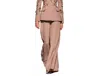 Karen Millen Embroidered Sequin Flower Jacket & Wide-leg Pants Set In Floral In Animal Print