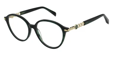 Karen Millen Km1074 Women's Glasses, Green, Size 52