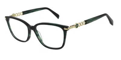 Karen Millen Km1075 Women's Glasses, Green, Size 54