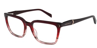 Karen Millen Km1095 Women's Glasses, Red, Size 54