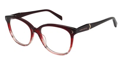 Karen Millen Km1096 Women's Glasses, Red, Size 55