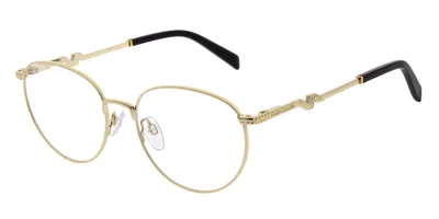 Karen Millen Km3050 Women's Glasses, Gold, Size 53