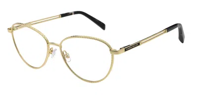 Karen Millen Km3057 Women's Glasses, Gold, Size 53