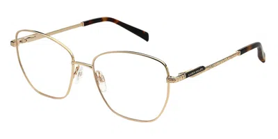 Karen Millen Km3065 Women's Glasses, Gold, Size 55