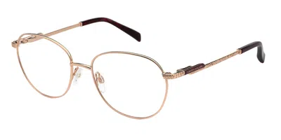 Karen Millen Km3066 Women's Glasses, Gold, Size 54