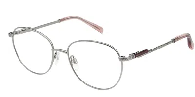 Karen Millen Km3066 Women's Glasses, Silver, Size 54