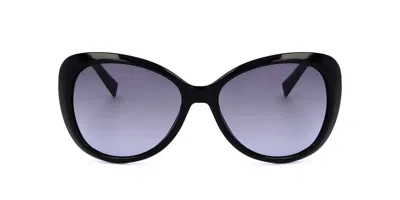 Karen Millen Km5049 001 Women's Sunglasses Black Size 58