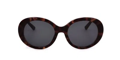 Karen Millen Km5051 118 Women's Sunglasses Tortoiseshell Size 54