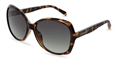 Karen Millen Km5055 102 Women's Sunglasses Brown Size 58