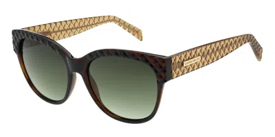 Karen Millen Km5058 122 Women's Sunglasses Tortoiseshell Size 56 In Brown