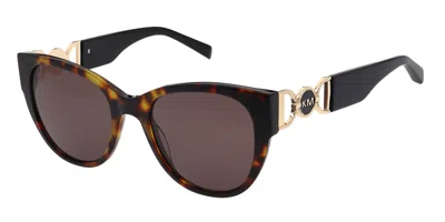 Karen Millen Km5062 134 Women's Sunglasses Tortoiseshell Size 54 In Brown