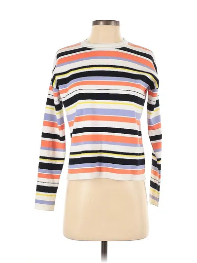 Pre-owned Karen Millen Pullover Sweater In White