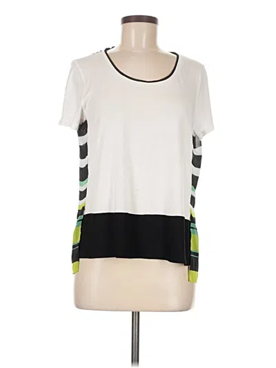 Pre-owned Karen Millen Short Sleeve T-shirt In White