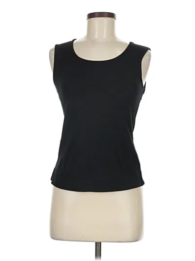 Pre-owned Karen Millen Sleeveless Top Black Scoop Neck Tops