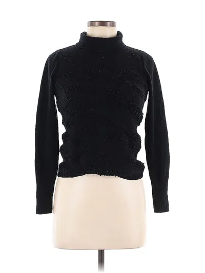 Pre-owned Karen Millen Wool Pullover Sweater In Black