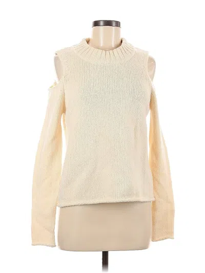 Pre-owned Karen Millen Wool Pullover Sweater In White