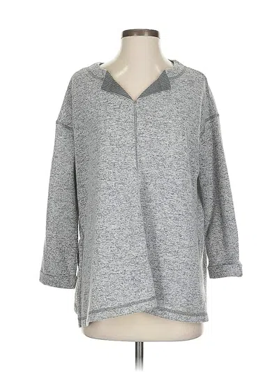Pre-owned Karen Neuburger Collection Pullover Sweater In Gray