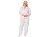 Karen Neuburger Novelties Pajama Sets Women's White Floral Minky Kfc239 In White