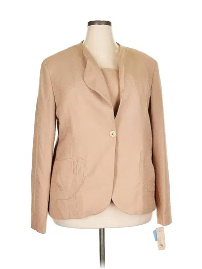 Pre-owned Karen Nicol Blazer Jacket In Brown